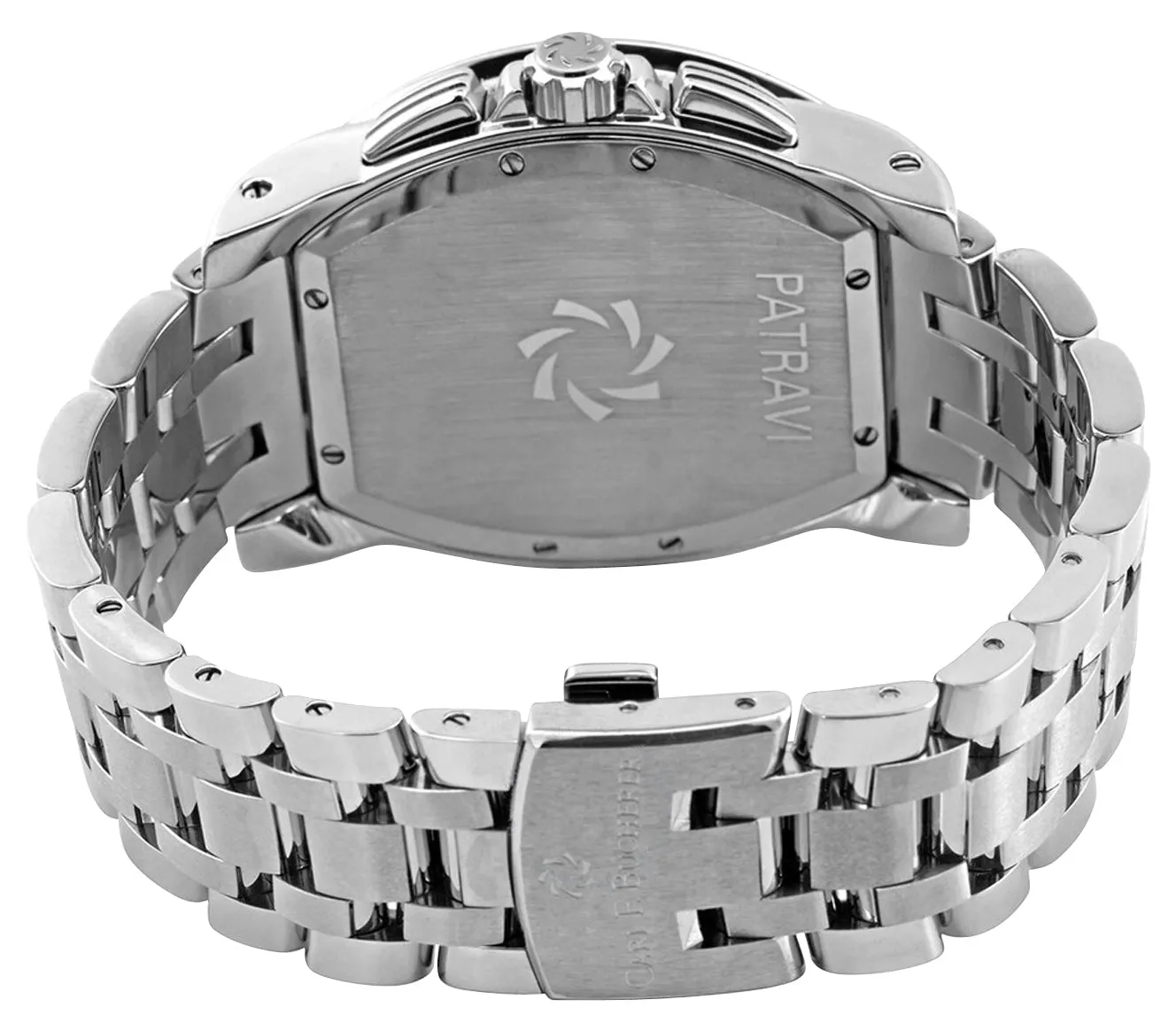 Carl F. Bucherer Patravi T-Graph Automatic Chronograph Stainless Steel Silver Dial Date Power Reserve Mens Watch 00.10615.08.13.21