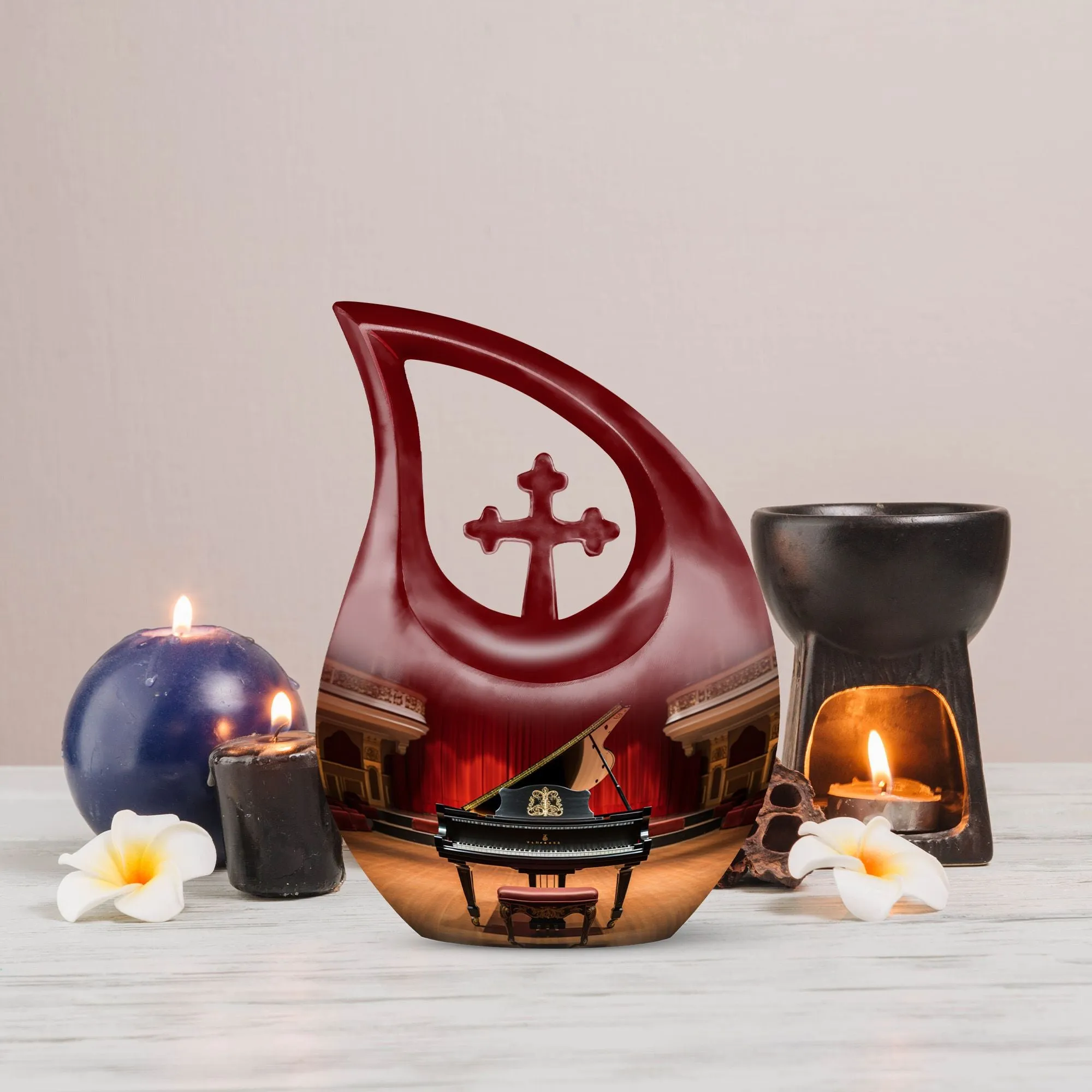Concert Grand Urn: Small Keepsake Urn For Human Ashes
