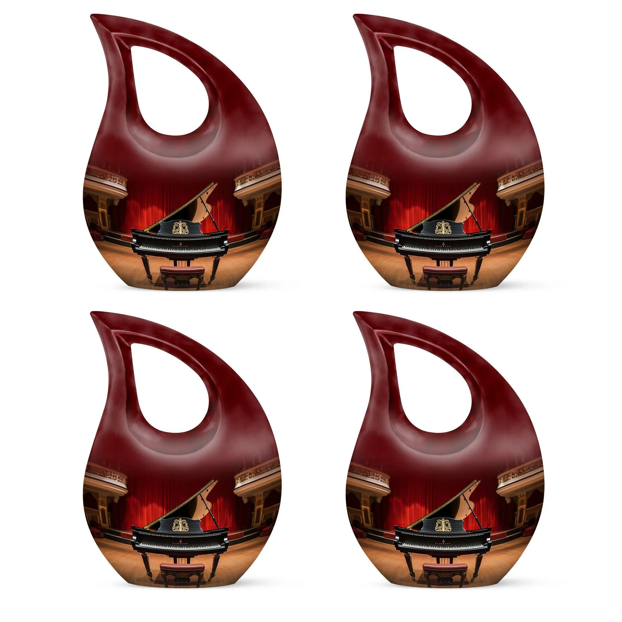 Concert Grand Urn: Small Keepsake Urn For Human Ashes