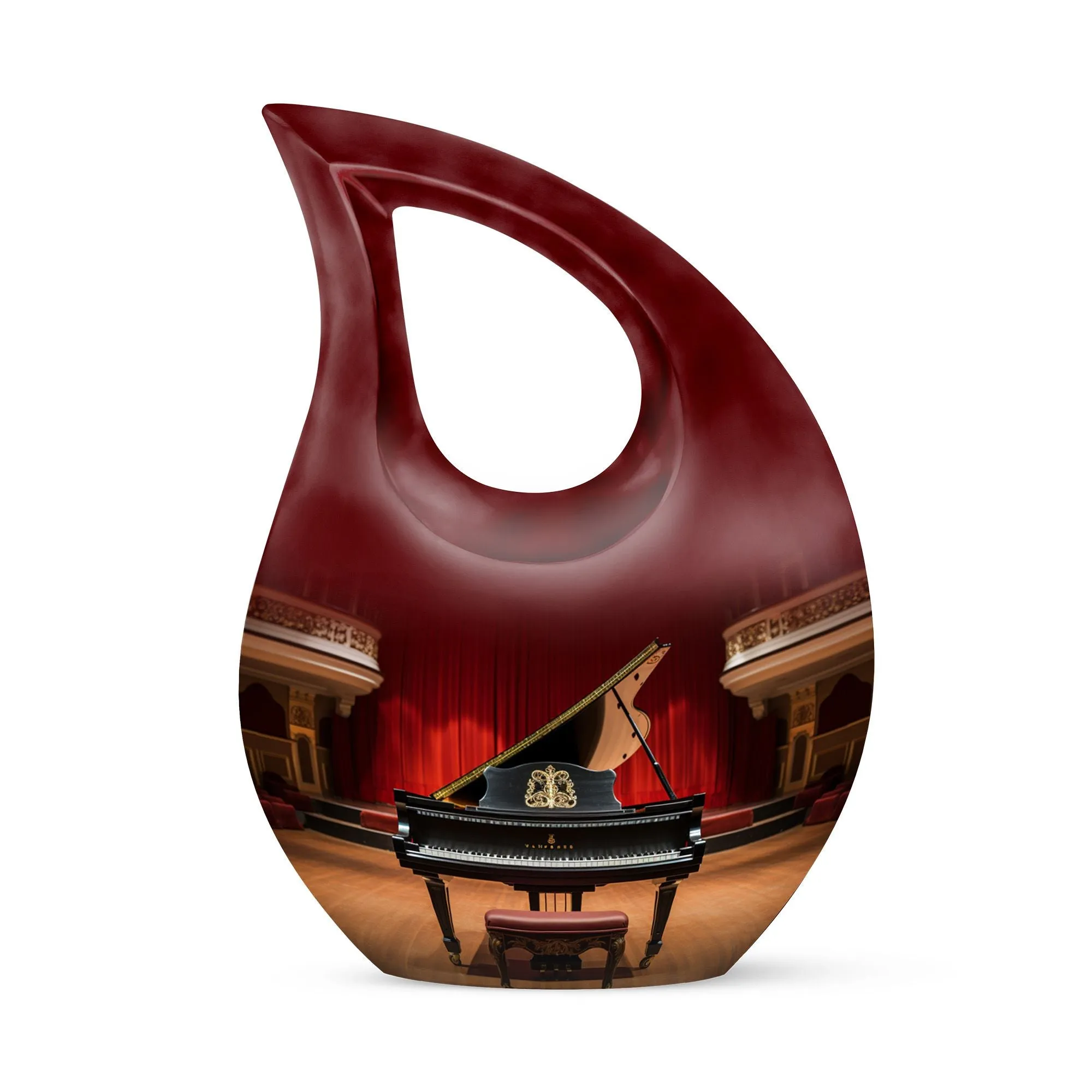Concert Grand Urn: Small Keepsake Urn For Human Ashes