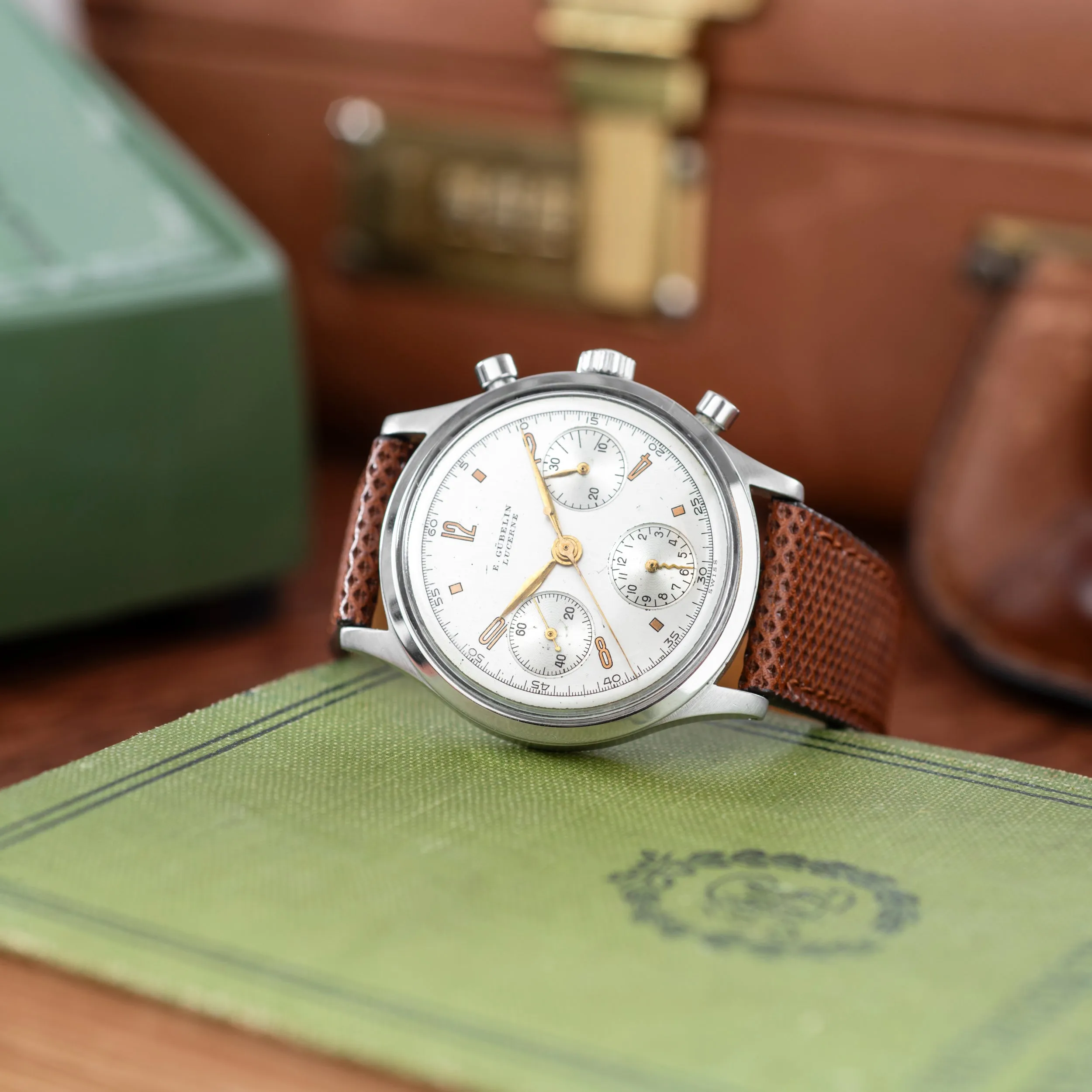 Gübelin 'Oversize' Waterproof Chronograph