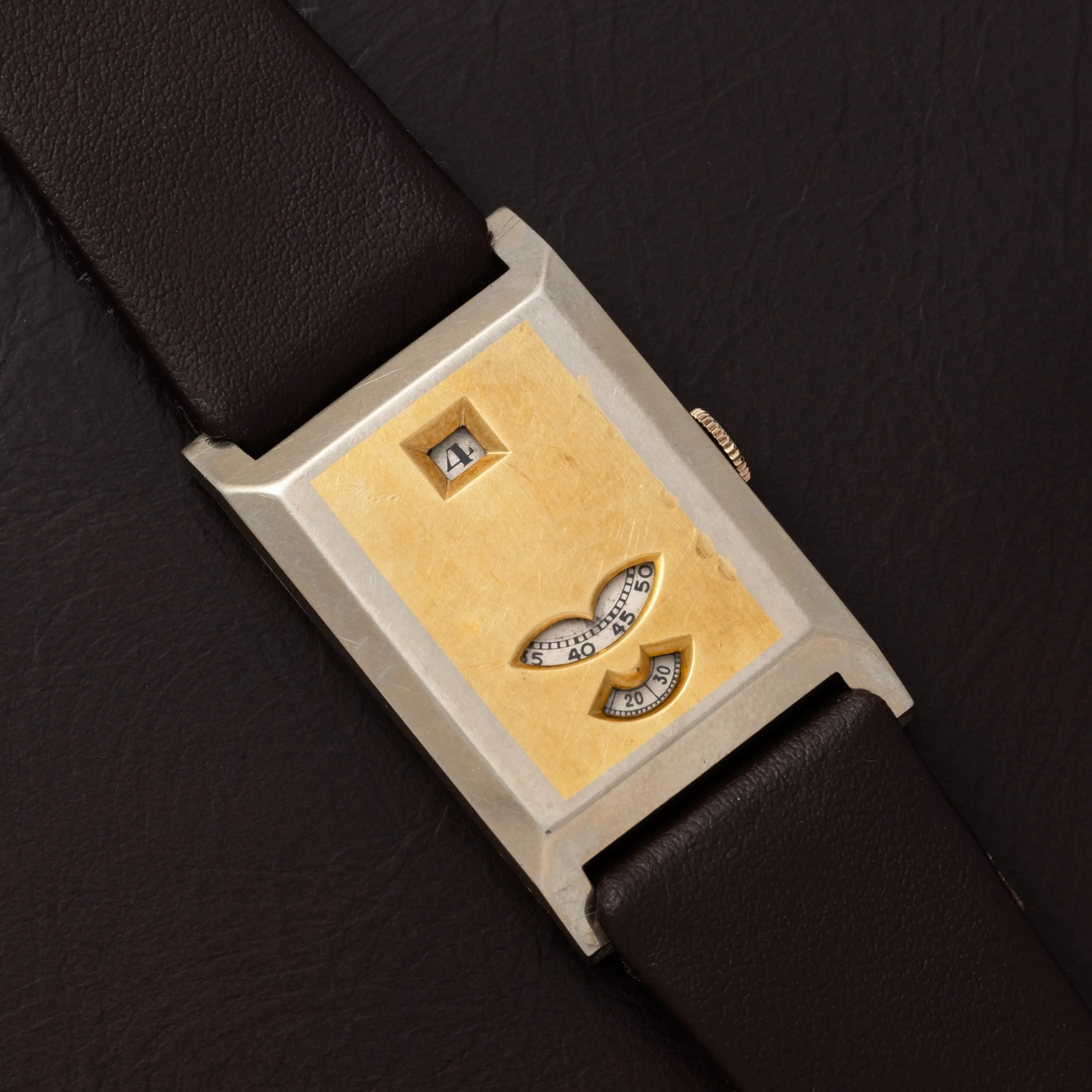 Glycine 'Jump Hour' 18k Two-Tone