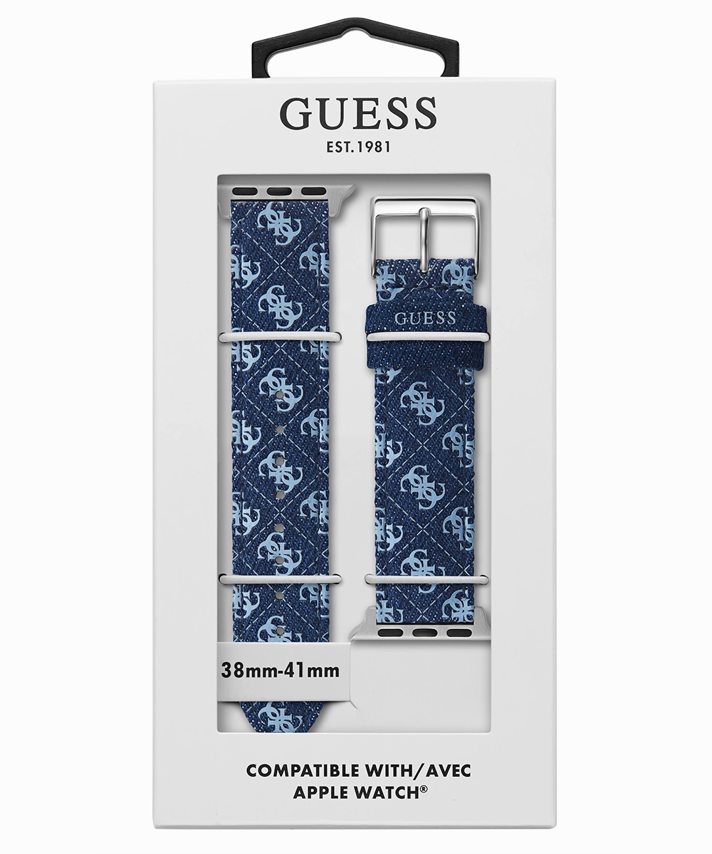 GUESS Logo Leather Band for Apple 38-40 mm Watch
