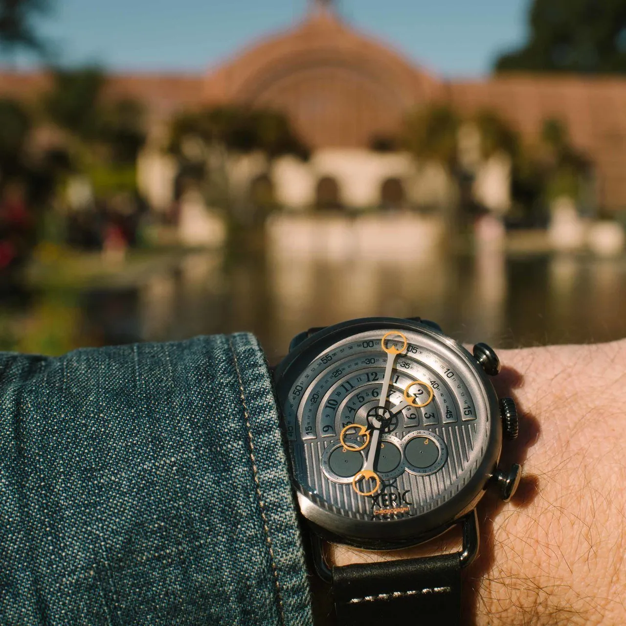 Halograph Chrono Sapphire Gunmetal Orange