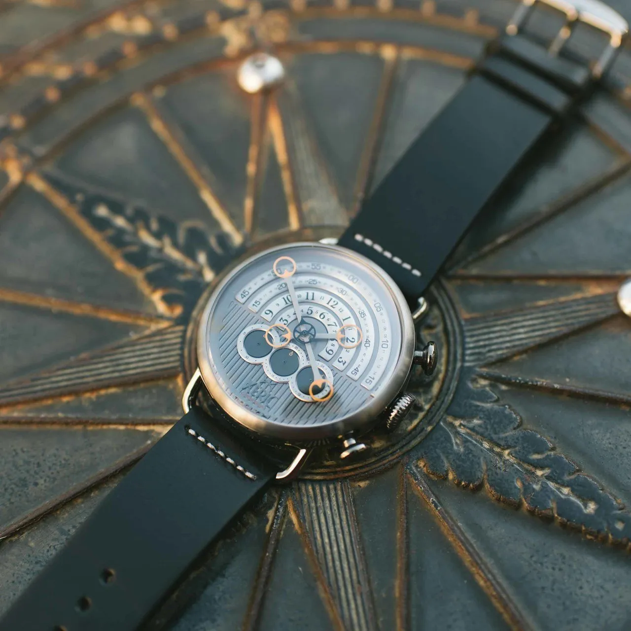 Halograph Chrono Sapphire Gunmetal Orange