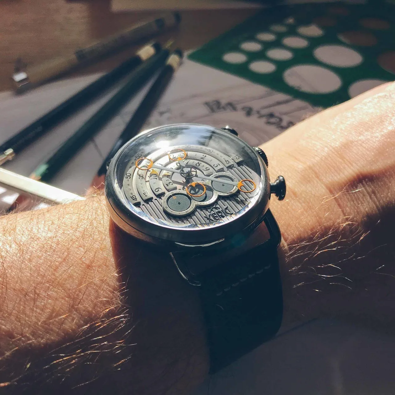 Halograph Chrono Sapphire Gunmetal Orange