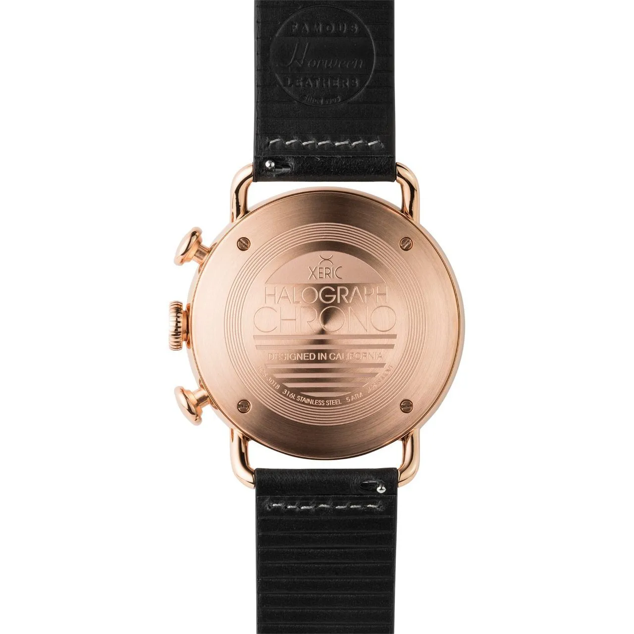Halograph Chrono Sapphire Rose Gold Black