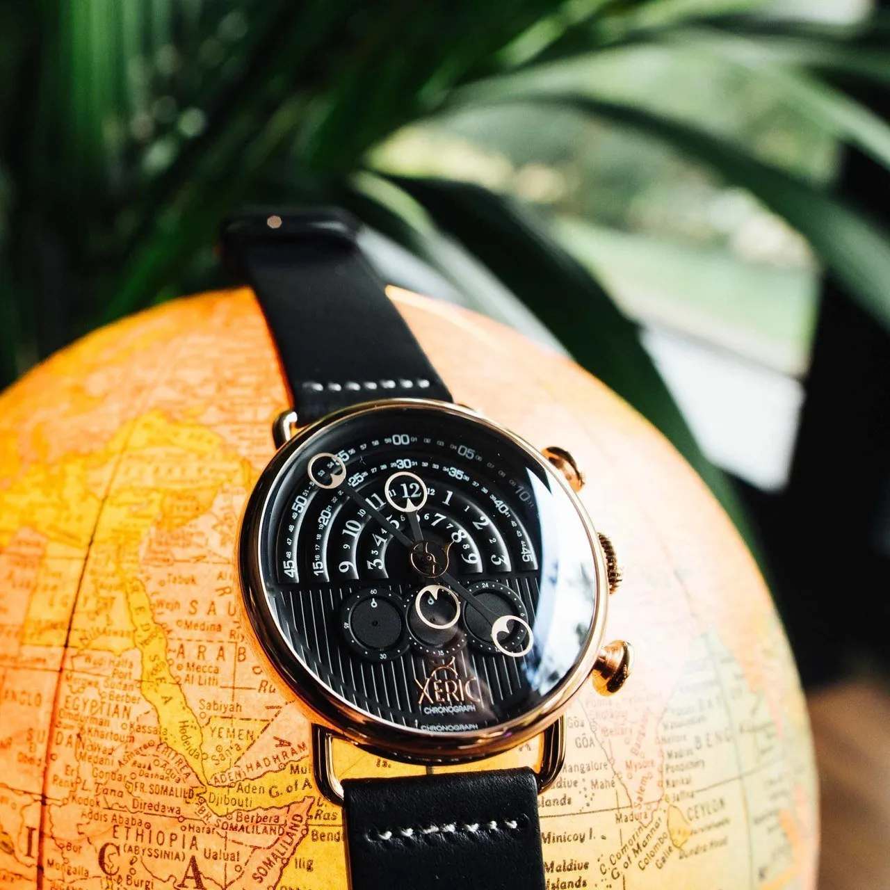 Halograph Chrono Sapphire Rose Gold Black
