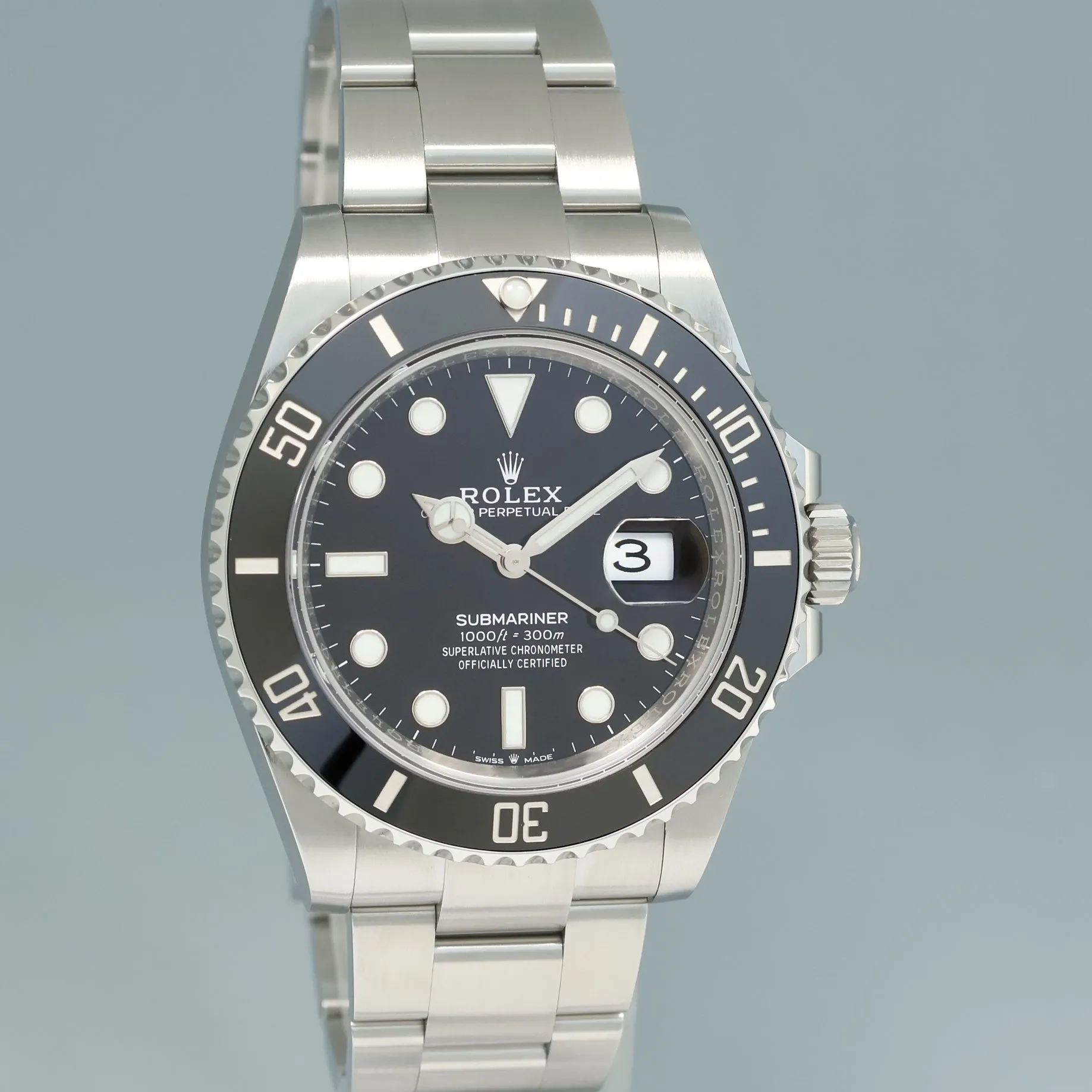 JAN 2025 NEW PAPERS Rolex Submariner 41mm Black Dial Ceramic 126610 Watch Box
