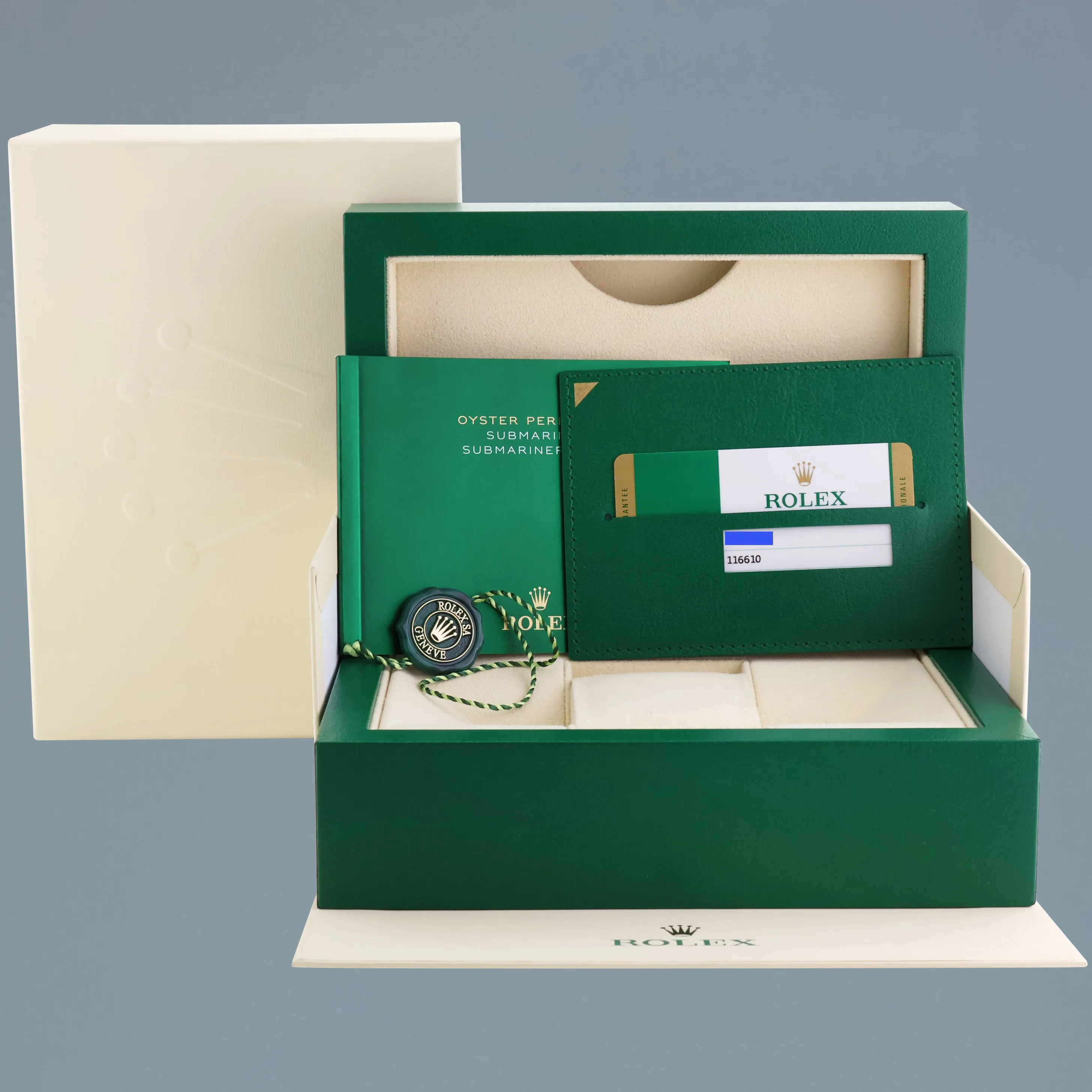 MINT 2018 PAPERS Rolex Submariner Date 116610 Steel Black Dial Ceramic Watch Box