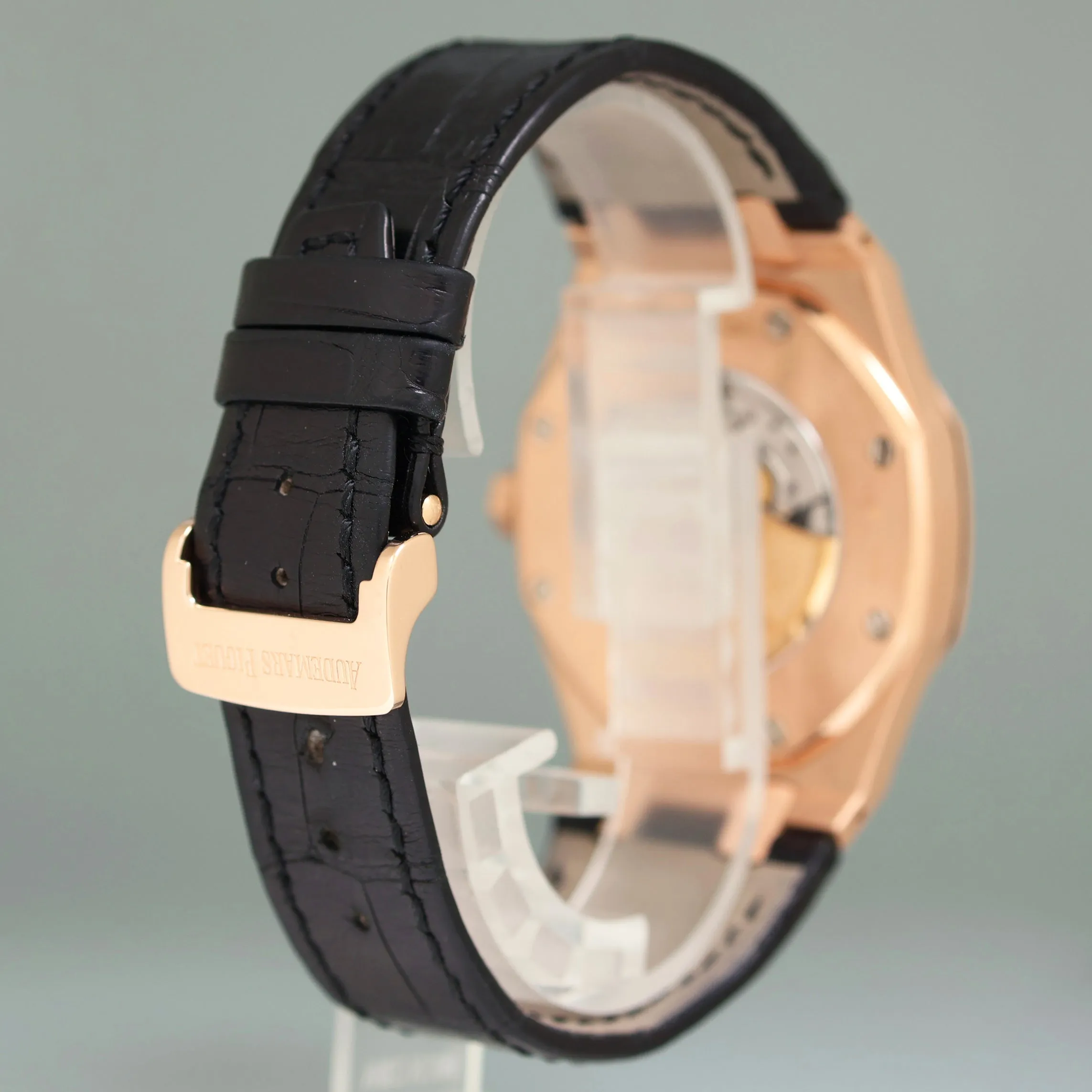 MINT Audemars Piguet Royal Oak 41mm Rose Gold 15500OR Black Dial Watch Box