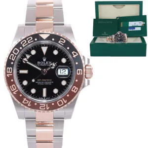 MINT PAPERS Rolex GMT Master Two Tone Steel Root Beer Rose Gold 126711 Watch Box