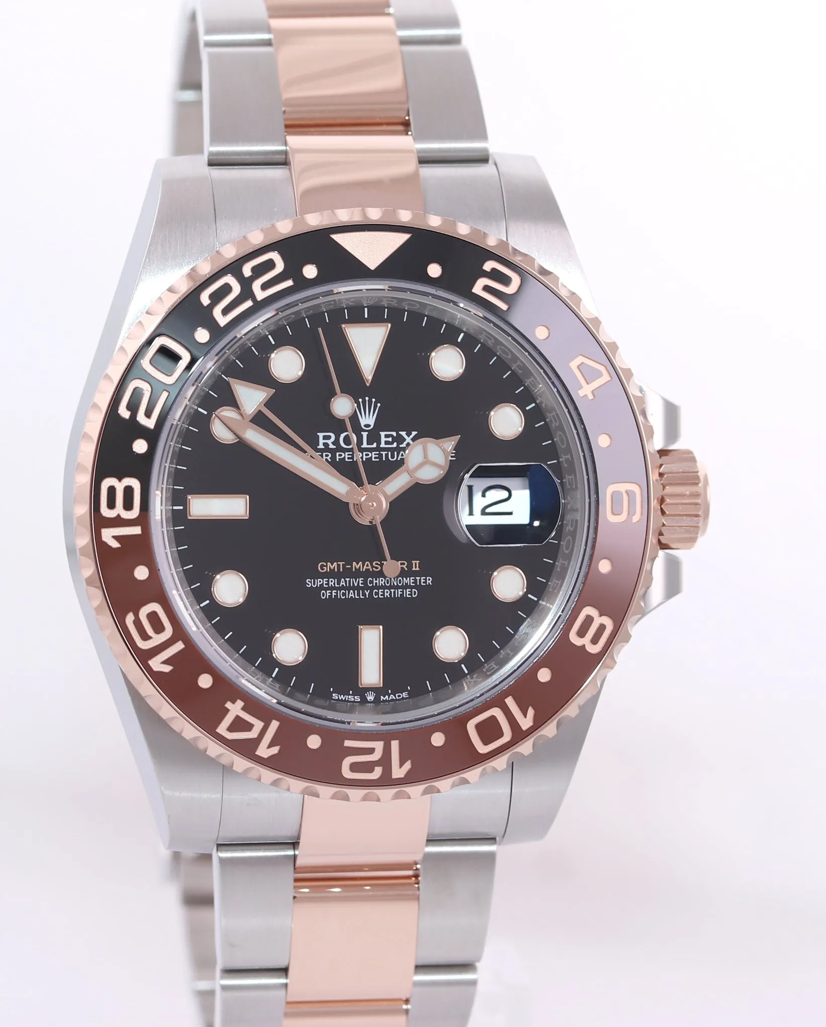 MINT PAPERS Rolex GMT Master Two Tone Steel Root Beer Rose Gold 126711 Watch Box
