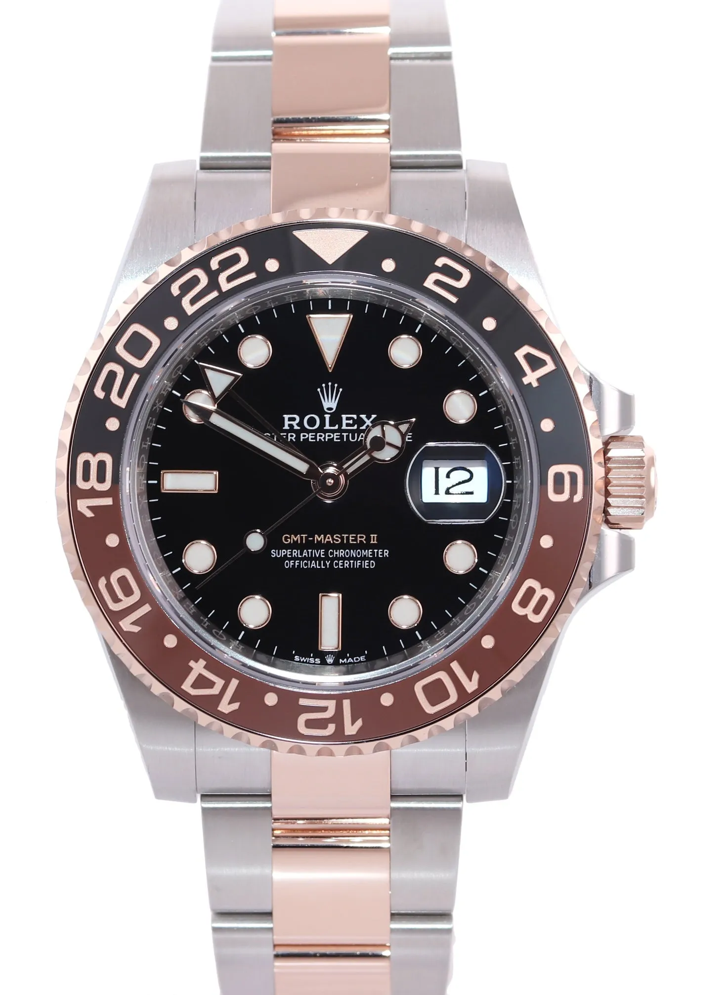 MINT PAPERS Rolex GMT Master Two Tone Steel Root Beer Rose Gold 126711 Watch Box