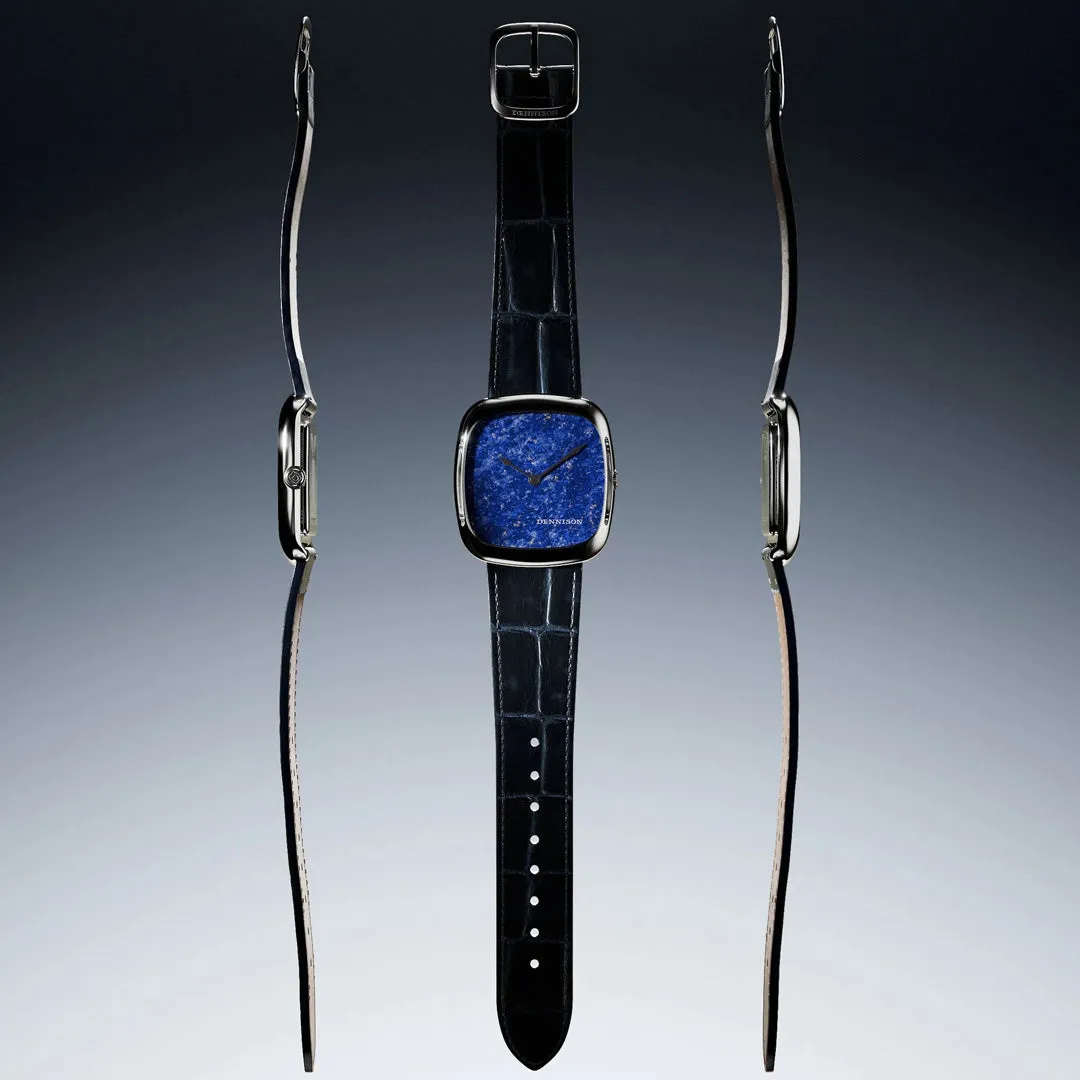 Natural Stone Lapis Lazuli in Stainless