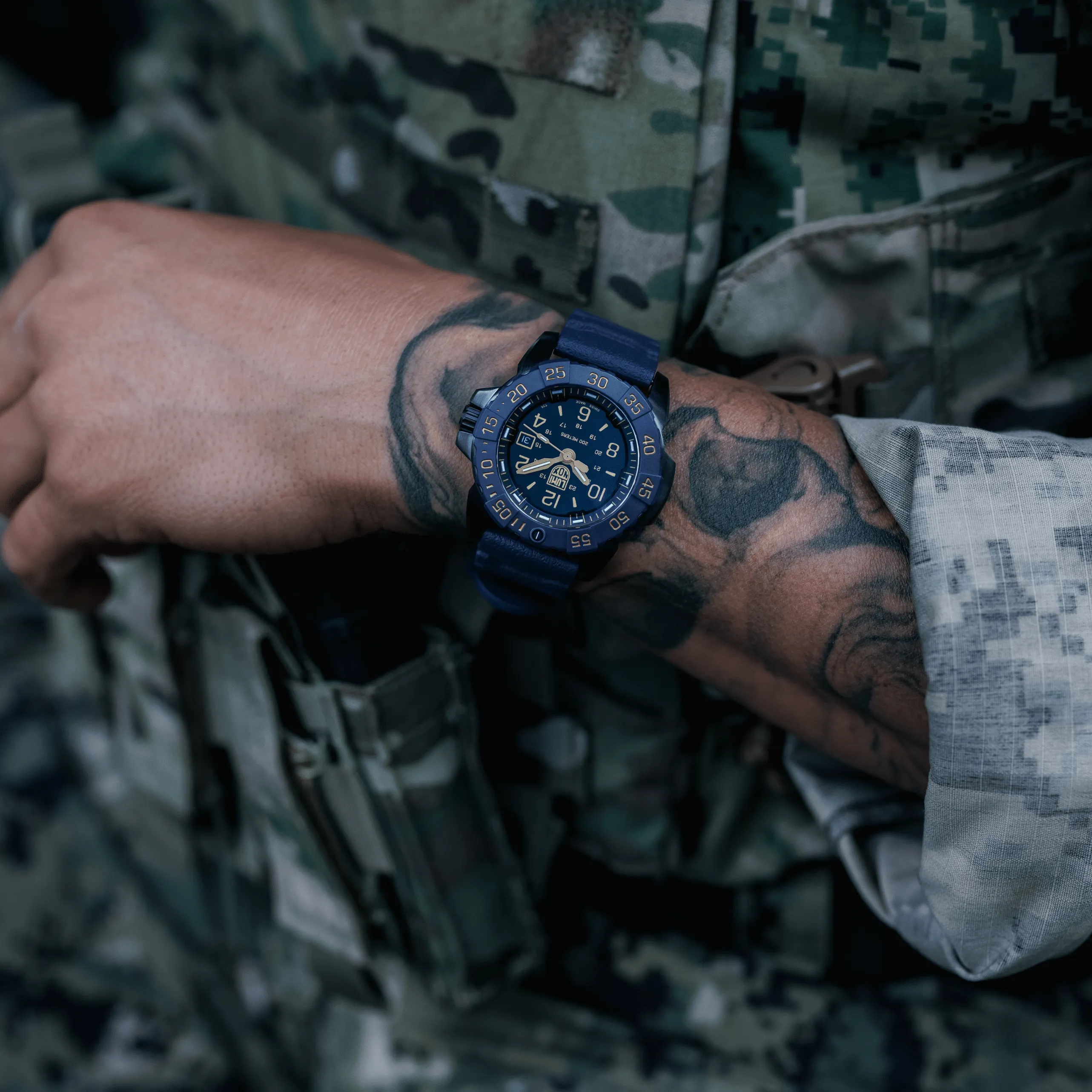 Navy SEAL Foundation Back To The Blue, 45 mm, Military Dive Watch - 3255.CB.NSF