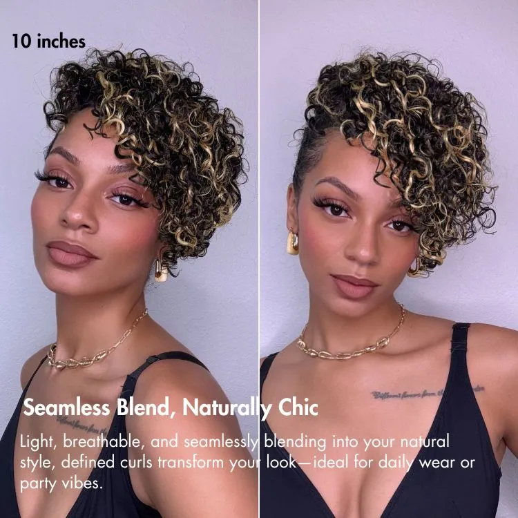 New Fashionable Hair Topper with Bangs