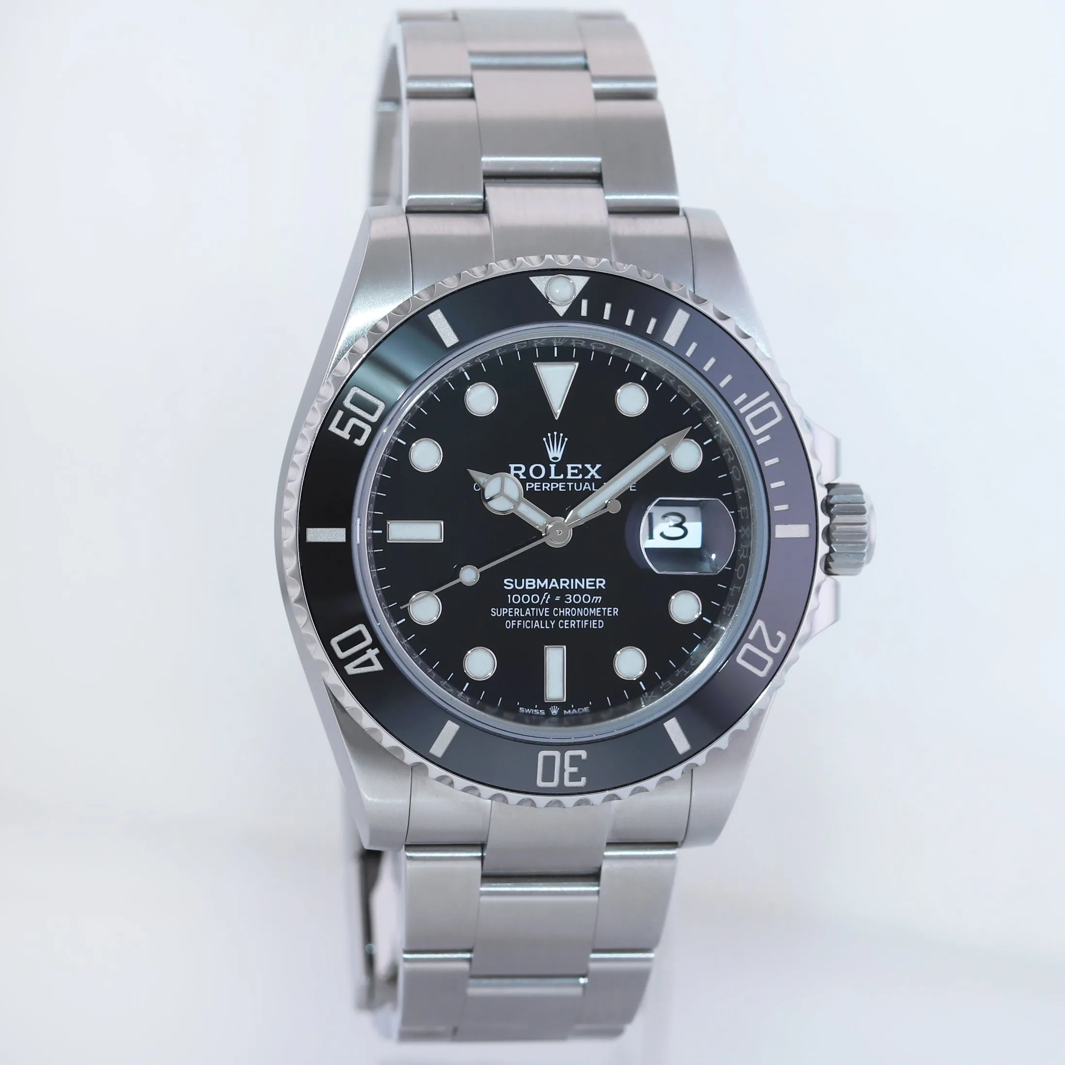 NOV 2024 NEW PAPERS Rolex Submariner 41mm Black Ceramic 126610 LN Watch Box