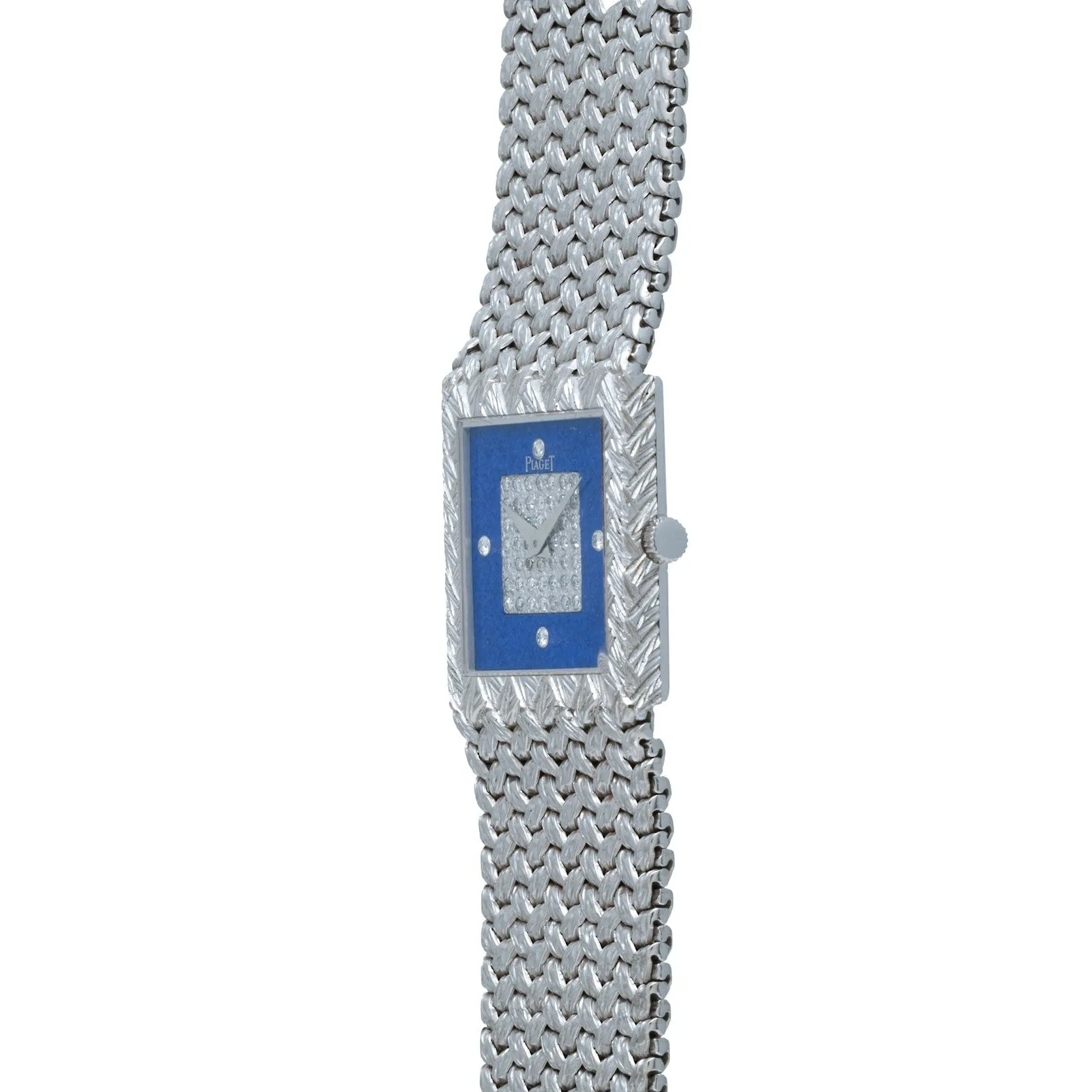 Piaget Tradition 'Lapis Lazuli' Diamond Dress Watch