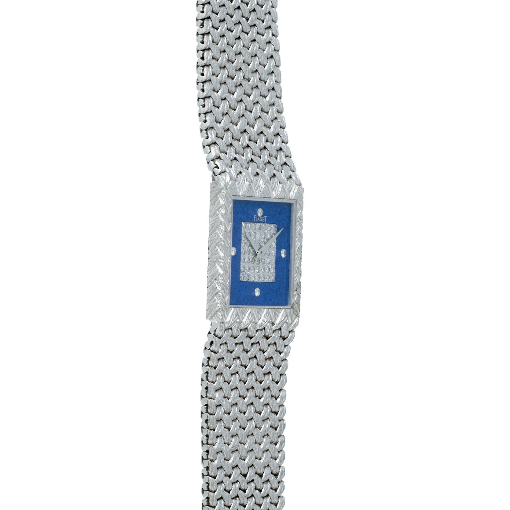 Piaget Tradition 'Lapis Lazuli' Diamond Dress Watch