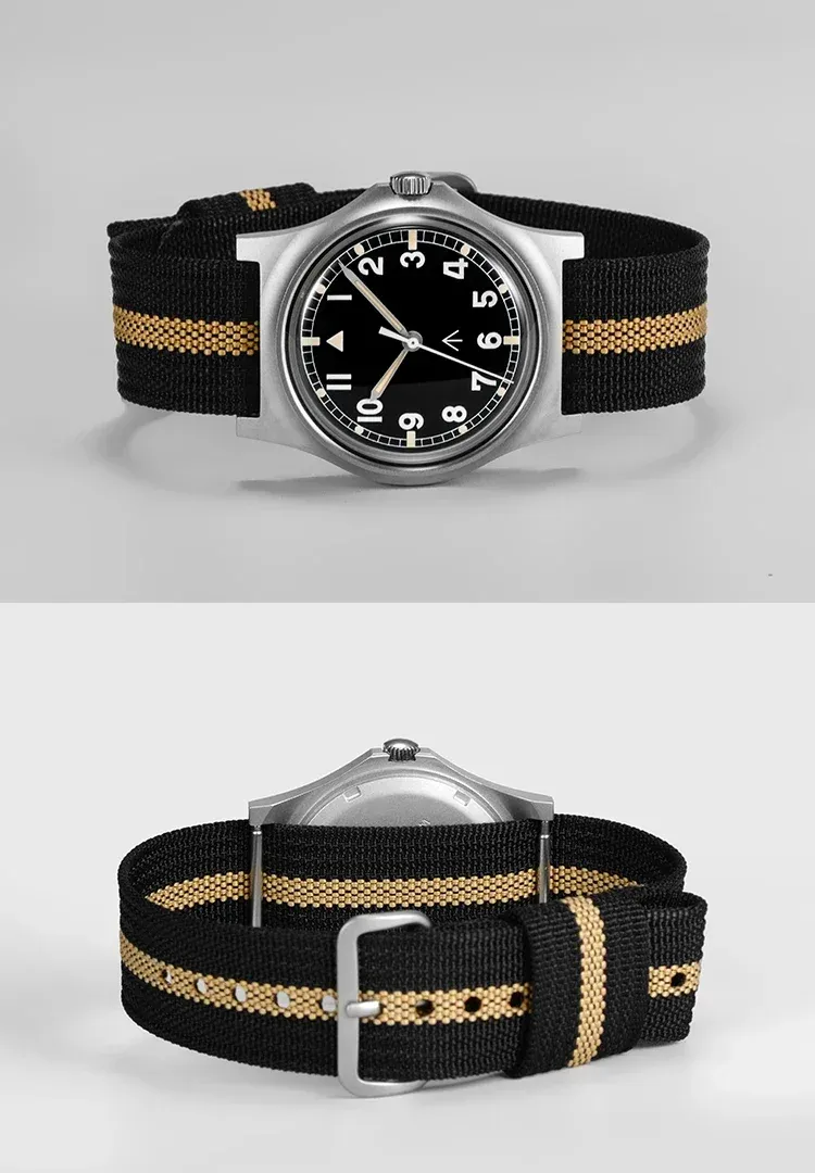 ★Pre-Owned★Rdunae RA01 G10 Retro Military Filed Quartz Watch