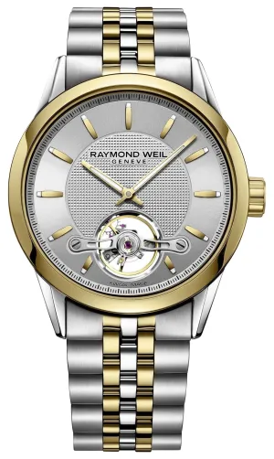 Raymond Weil Freelancer Automatic Two-Tone Stainless Steel Silver Dial Mens Watch 2780-STP-65001