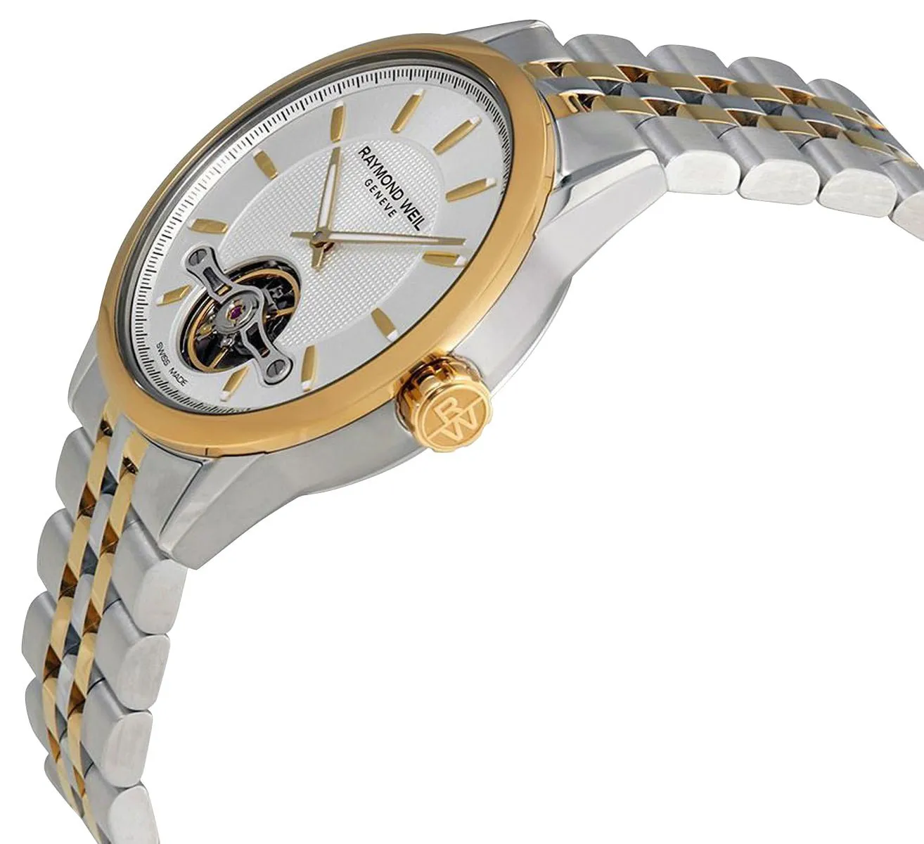 Raymond Weil Freelancer Automatic Two-Tone Stainless Steel Silver Dial Mens Watch 2780-STP-65001