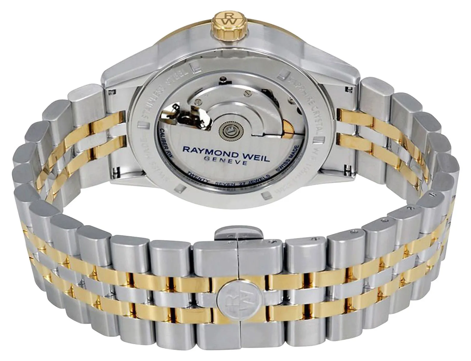 Raymond Weil Freelancer Automatic Two-Tone Stainless Steel Silver Dial Mens Watch 2780-STP-65001