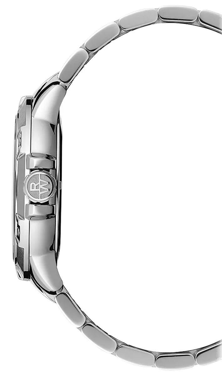 Raymond Weil Tango Stainless Steel White Dial Date Divers Quartz Mens Watch 8160-ST-00300