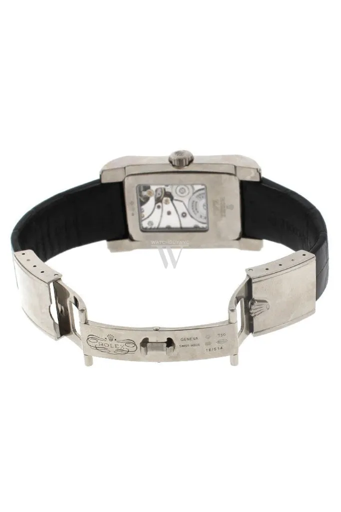 Rolex Cellini Prince 18K White Gold Men's Watch 5443/9