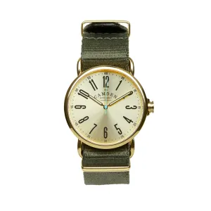 SMALL No.88 Gold and Green Nato