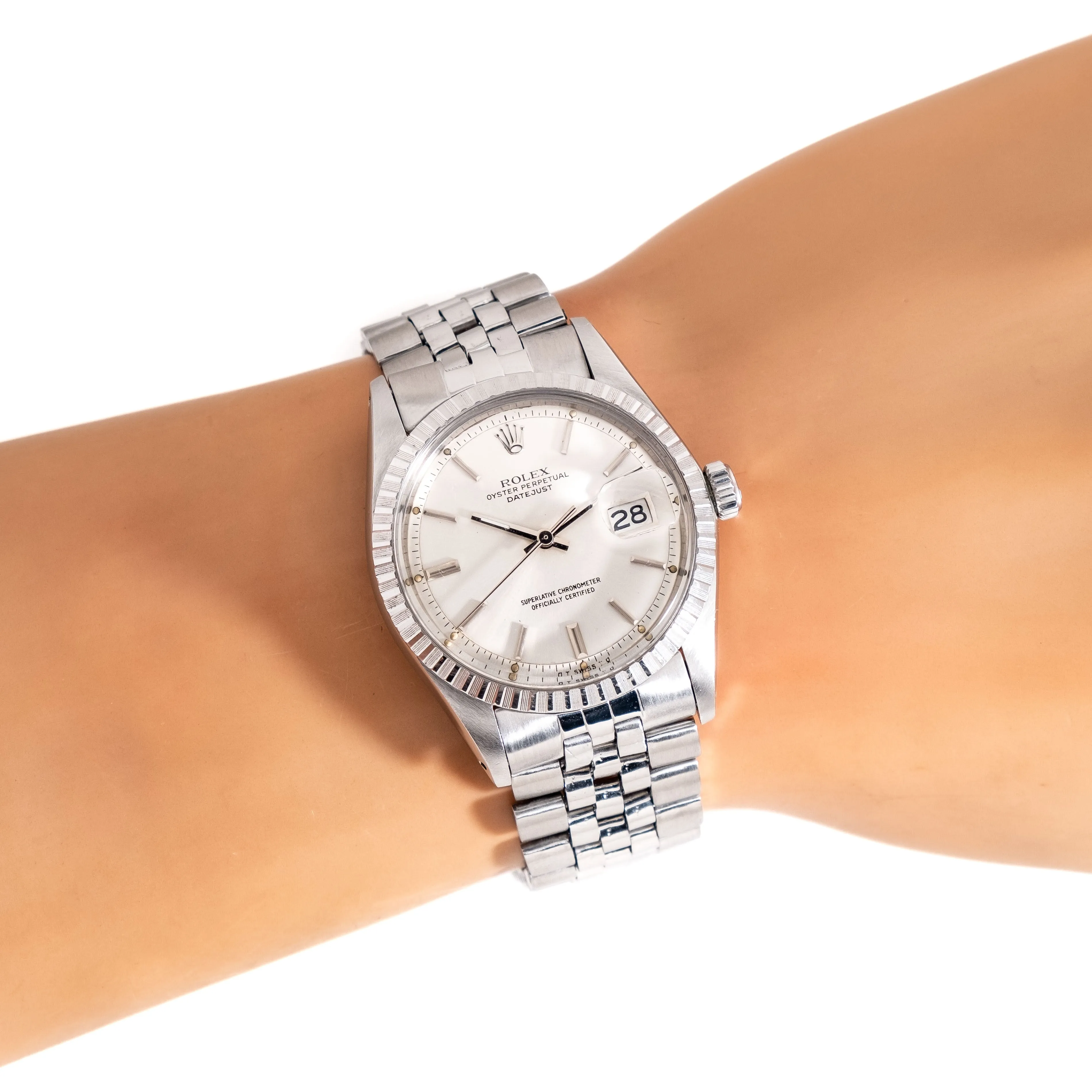 SOLD // 1972 Vintage Rolex Datejust Sigma Dial Ref. 1603 Watch in Stainless Steel (# 15267)