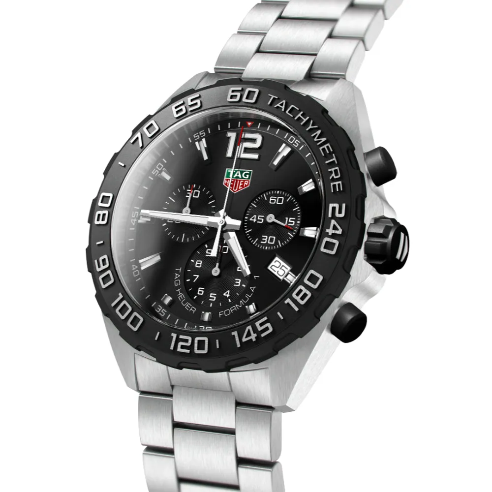 Tag Heuer Formula 1 Quartz Chronograph 43mm Black/Steel
