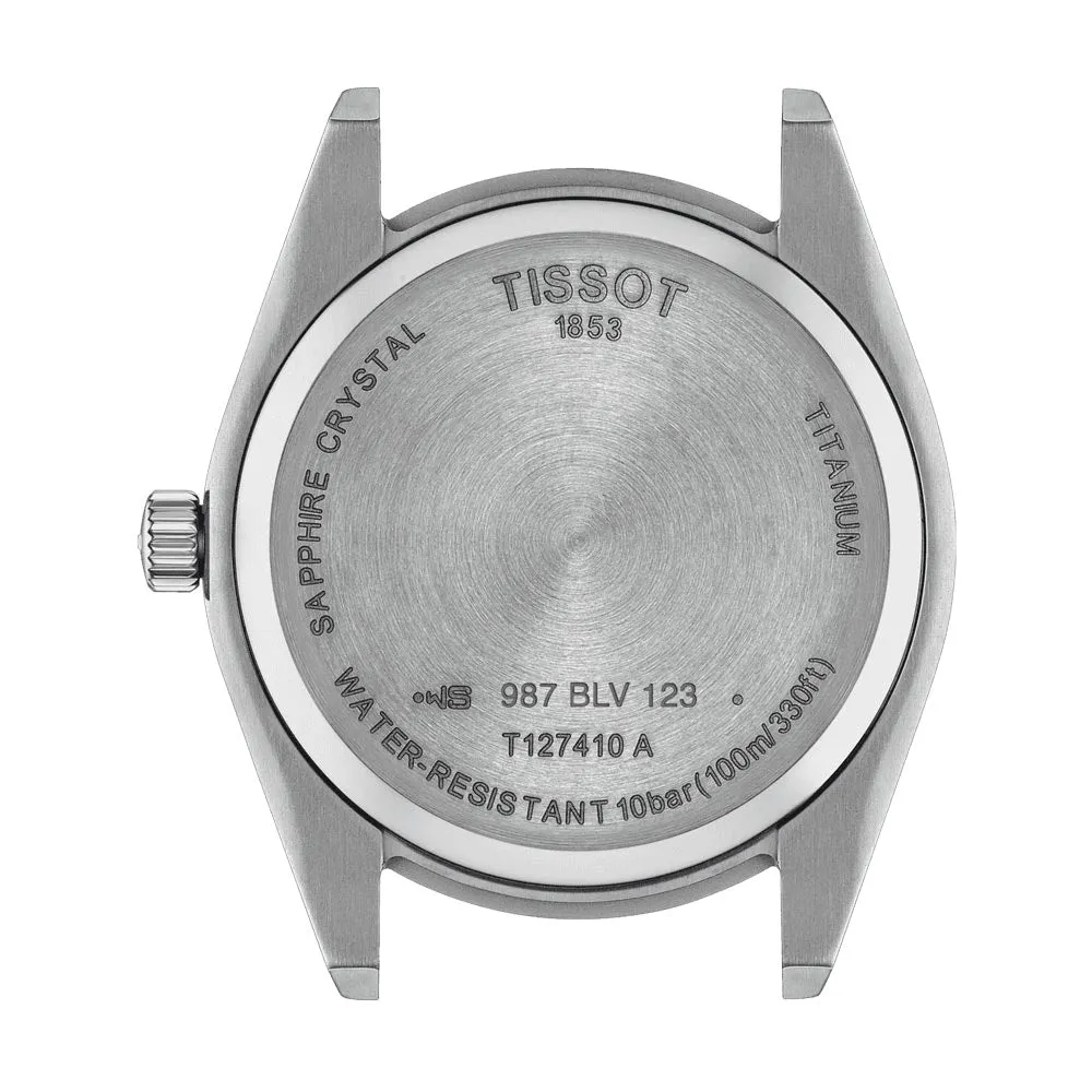 Tissot Gentleman 40mm Grey Dial Titanium Gents Quartz Watch T1274104408100