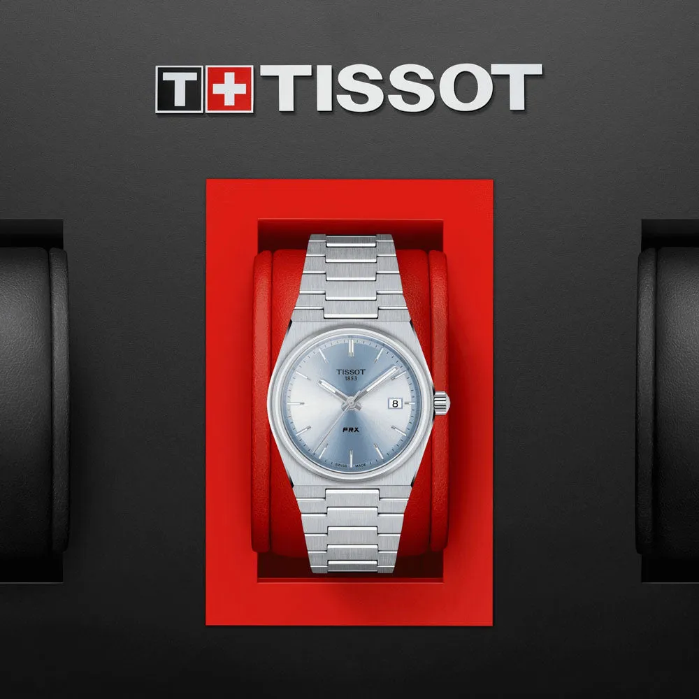 Tissot PRX 35mm Light Blue Dial Quartz Watch T1372101135100