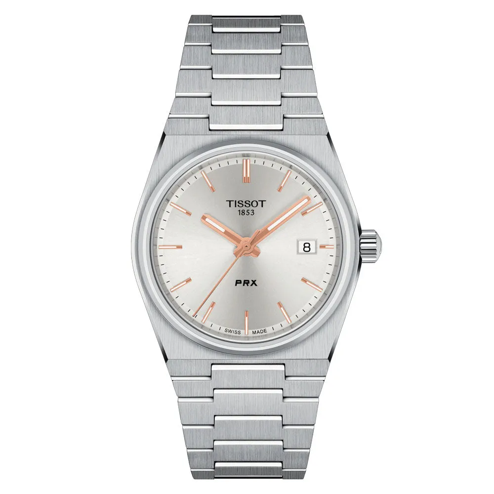 Tissot PRX 35mm Silver Dial Quartz Watch T1372101103100