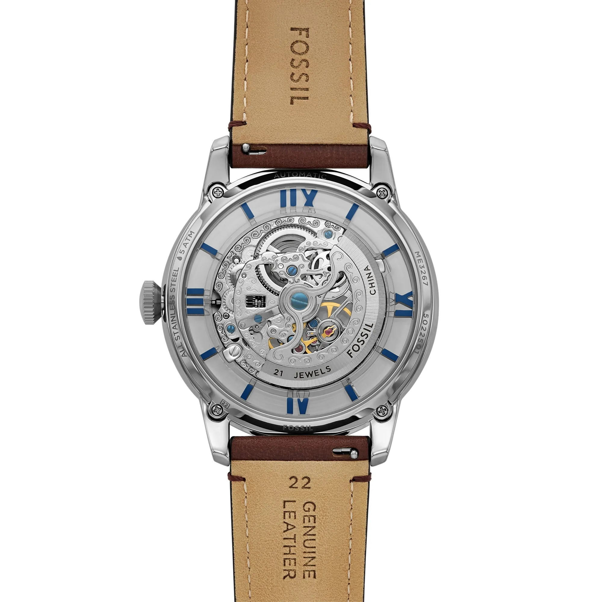 Townsman Automatic Brown Leather Watch