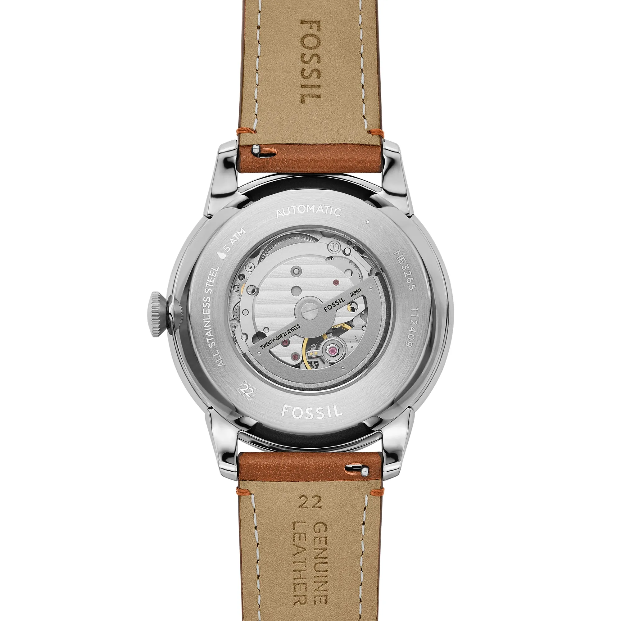 Townsman Multifunction Brown Leather Watch