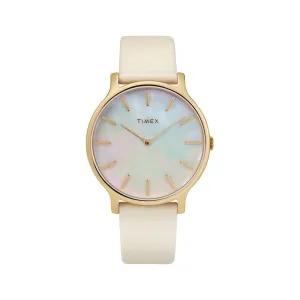 Transcend 3-Hand 38mm Leather Band