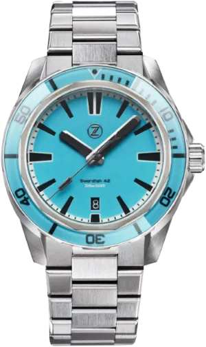 Zelos Swordfish 42mm Sky Blue